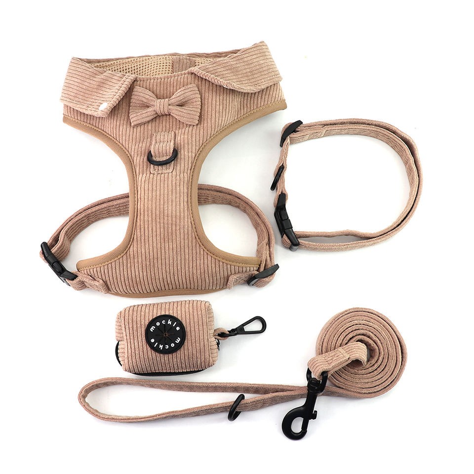 adjustable dog harness set